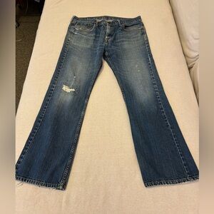 Levi’s 527 Men’s Jeans, 36 x 32, Perfectly Distressed